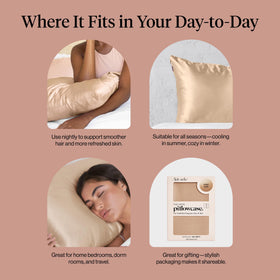 Kitsch satin pillowcases trusted by millions worldwide