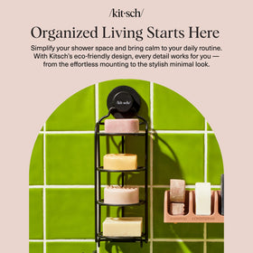 Kitsch dorm and RV bathroom storage with versatile setup options.