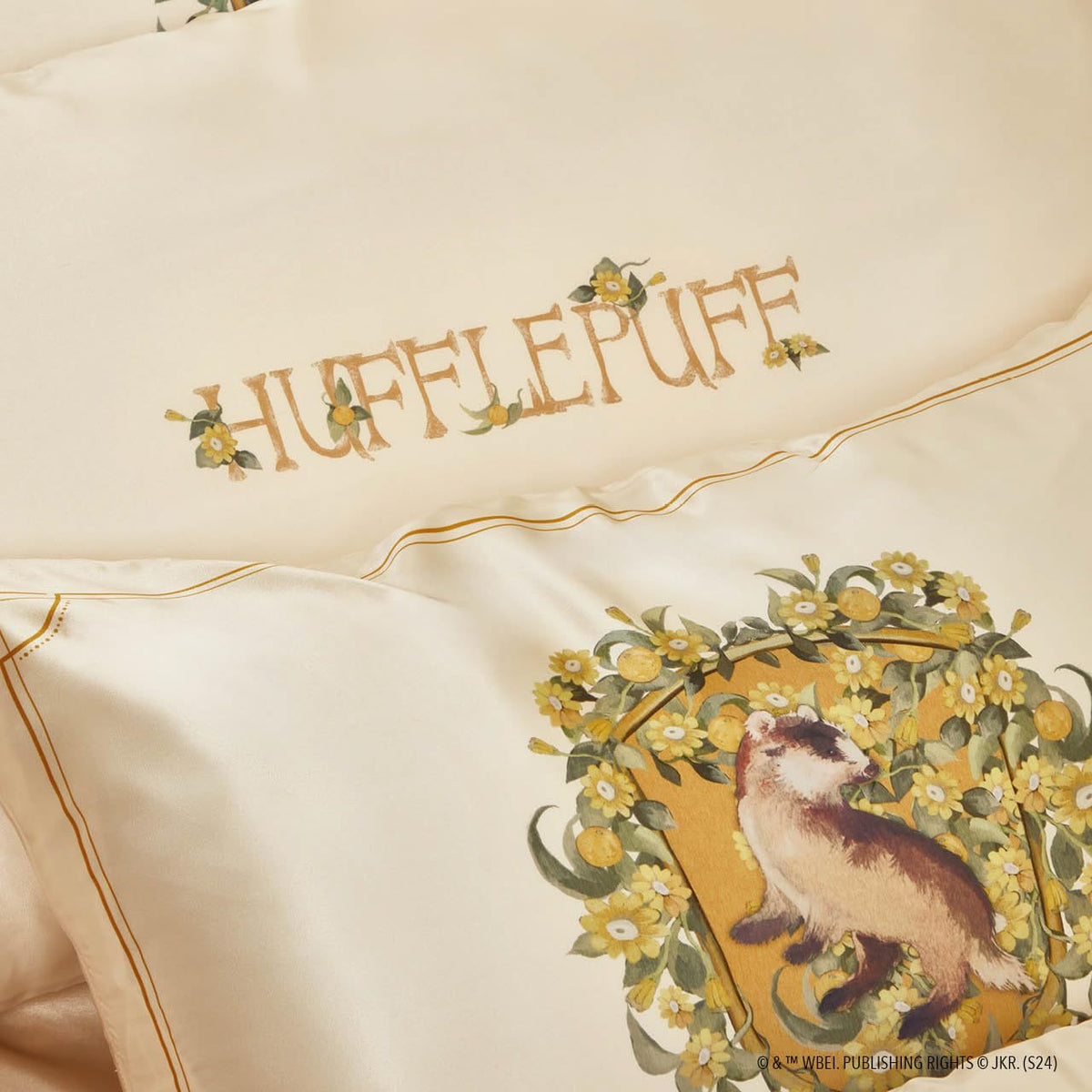 Kitsch toddler pillowcase suitable for bedroom, nursery, or travel.