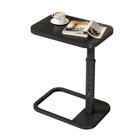 Kitstorack adjustable-height end table with 9 levels, steady for meals near the couch.