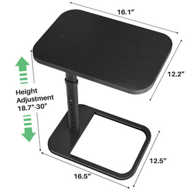 Kitstorack couch side table snack desk for easy reach while relaxing