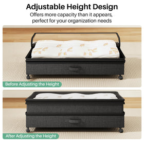 Kitstorack high-capacity bins storing clothes, toys, or shoes neatly.