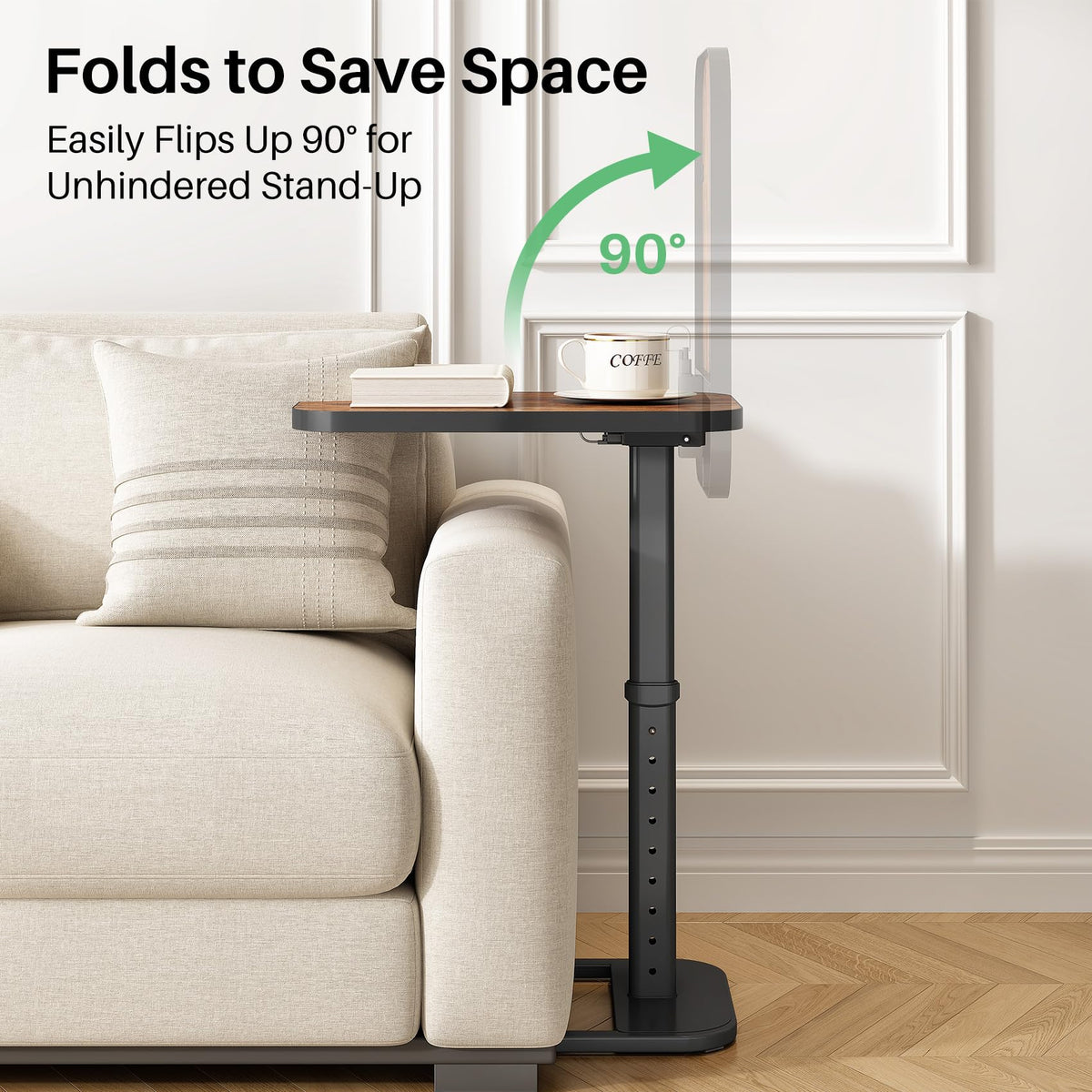 Kitstorack tray features 90-degree flip design for compact storage