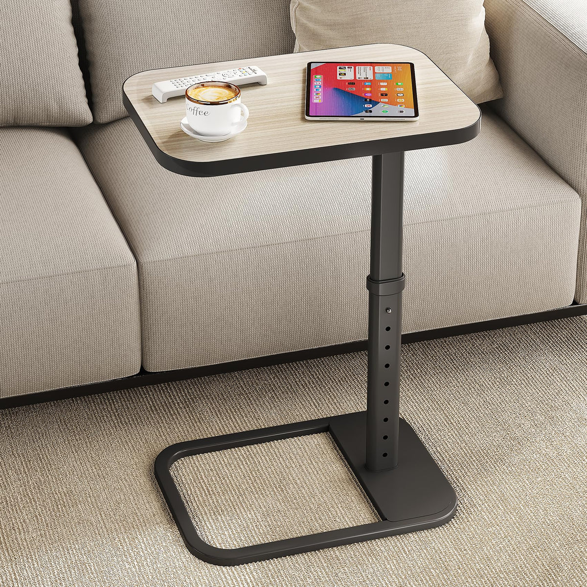 Kitstorack upgraded TV tray with panel lock for stable meals on the sofa