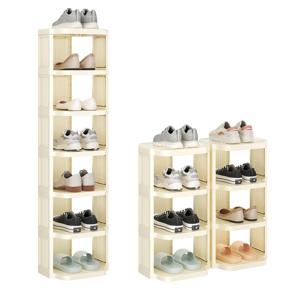 Kitstorack vertical shoe rack with 8-tier design saves closet space.