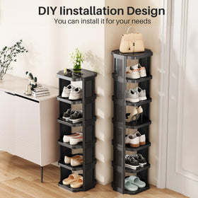 Kitstorack wall-back panel keeps shoes aligned and walls scuff-free.