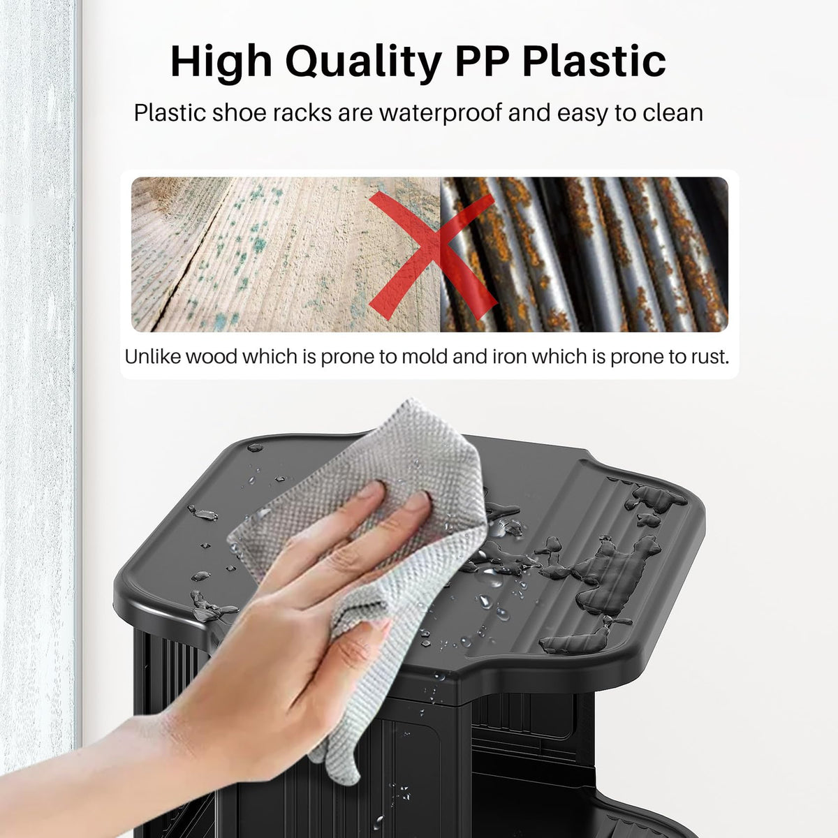 Kitstorack waterproof surface is easy to wipe clean