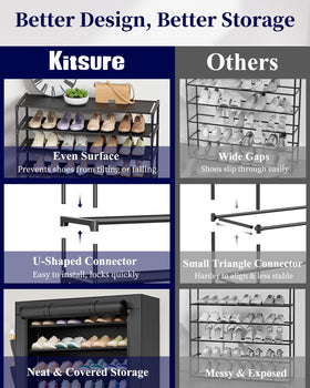 Kitsure side pockets store socks and small accessories for easy access.