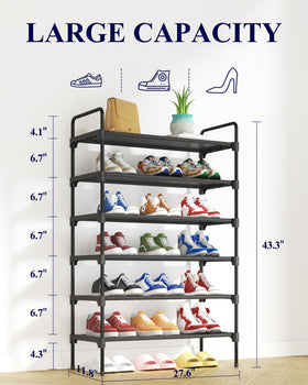 Kitsure shoe rack stackable design saves vertical space and adapts to rooms.