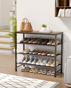 Kitsure wooden panel storage area for small items and decor.