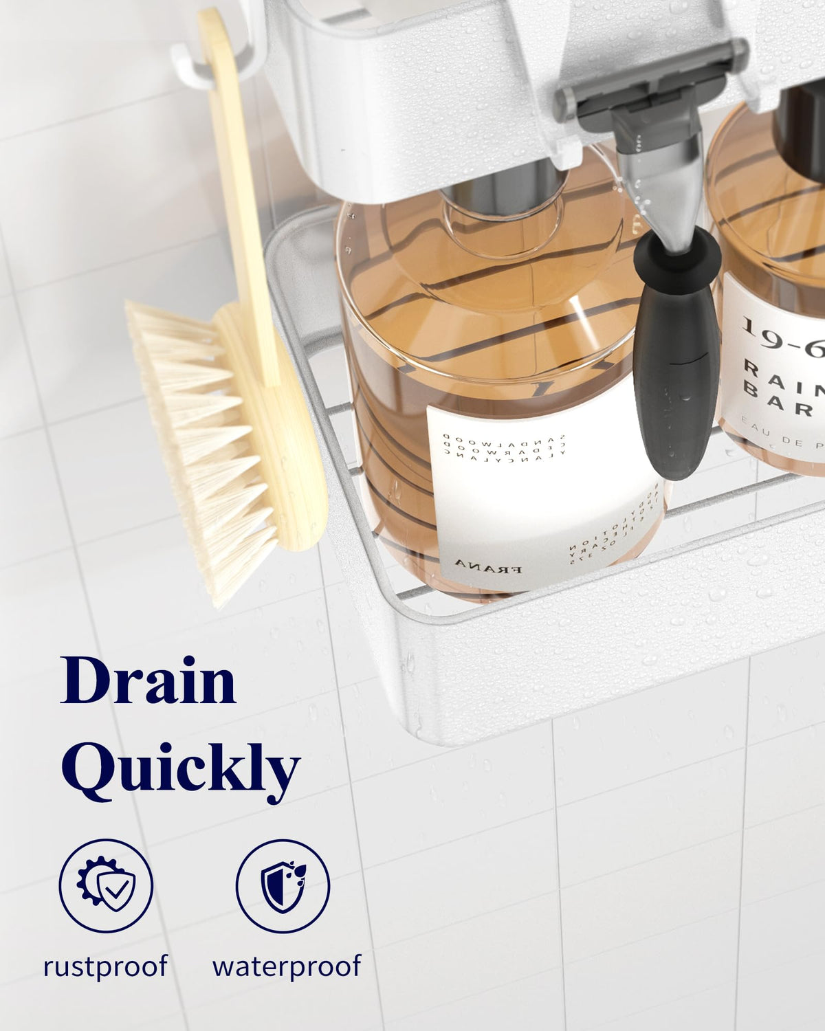 Kitsure drill-free installation for an easy wall-safe setup