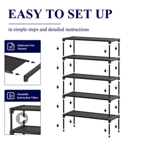 Kitsure stackable design with two units demonstrates customizable storage for shoes and bags
