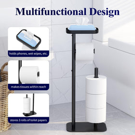 Kitsure two-pack provides multiple bathrooms with freestanding holders.