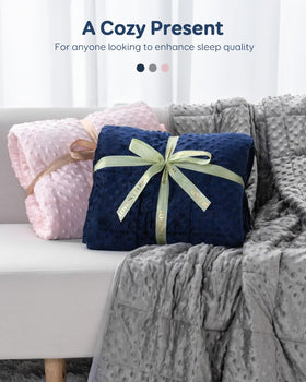 Kivik queen-size 60x80 grey blanket covering a bed for full coverage