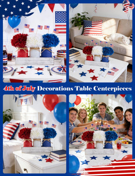 KIVIVO wooden tray anchors the centerpiece with a rustic touch.