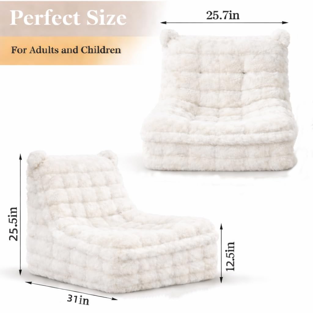 KKdema memory foam filler adapts to your body for zoned support during relaxed seating.