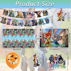 KKOND Zootopia banner enhances focal display and guest excitement.