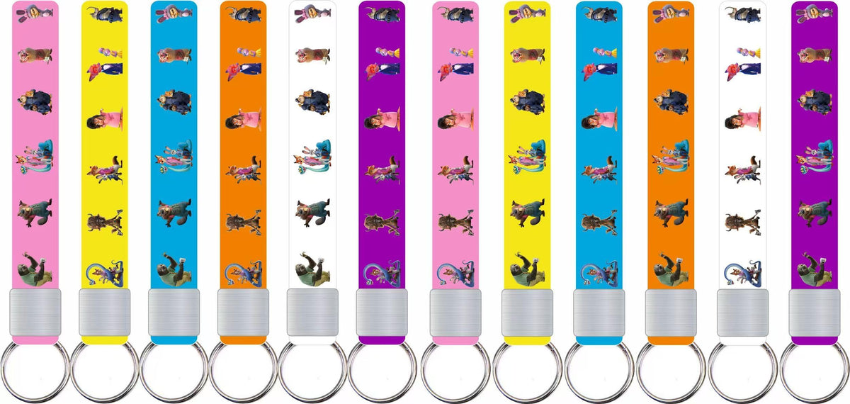 KKOND Zootopia2 keychains durable silicone charms for guests