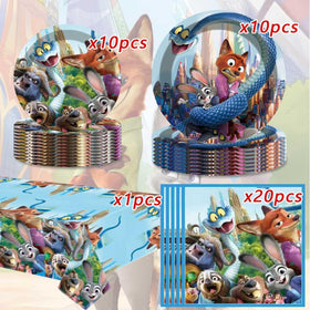 KKOND Zootopia2 party table-setup for festive charm and fast cleanup