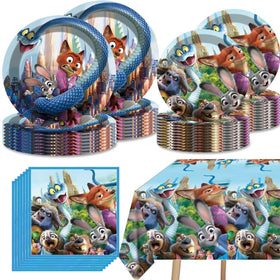 KKOND Zootopia2 plates for vibrant party dining and easy cleanup