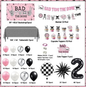 Klarvyius Bad Two the Bone tablecloth provides sturdy surface protection and style.