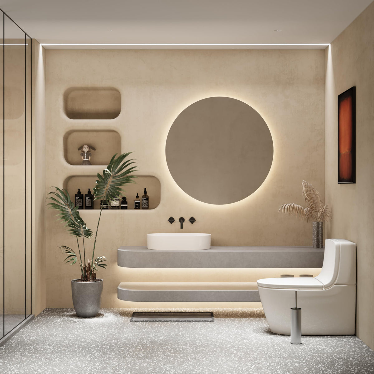 KLDKLD brushed-nickel finish adds a modern, durable touch.