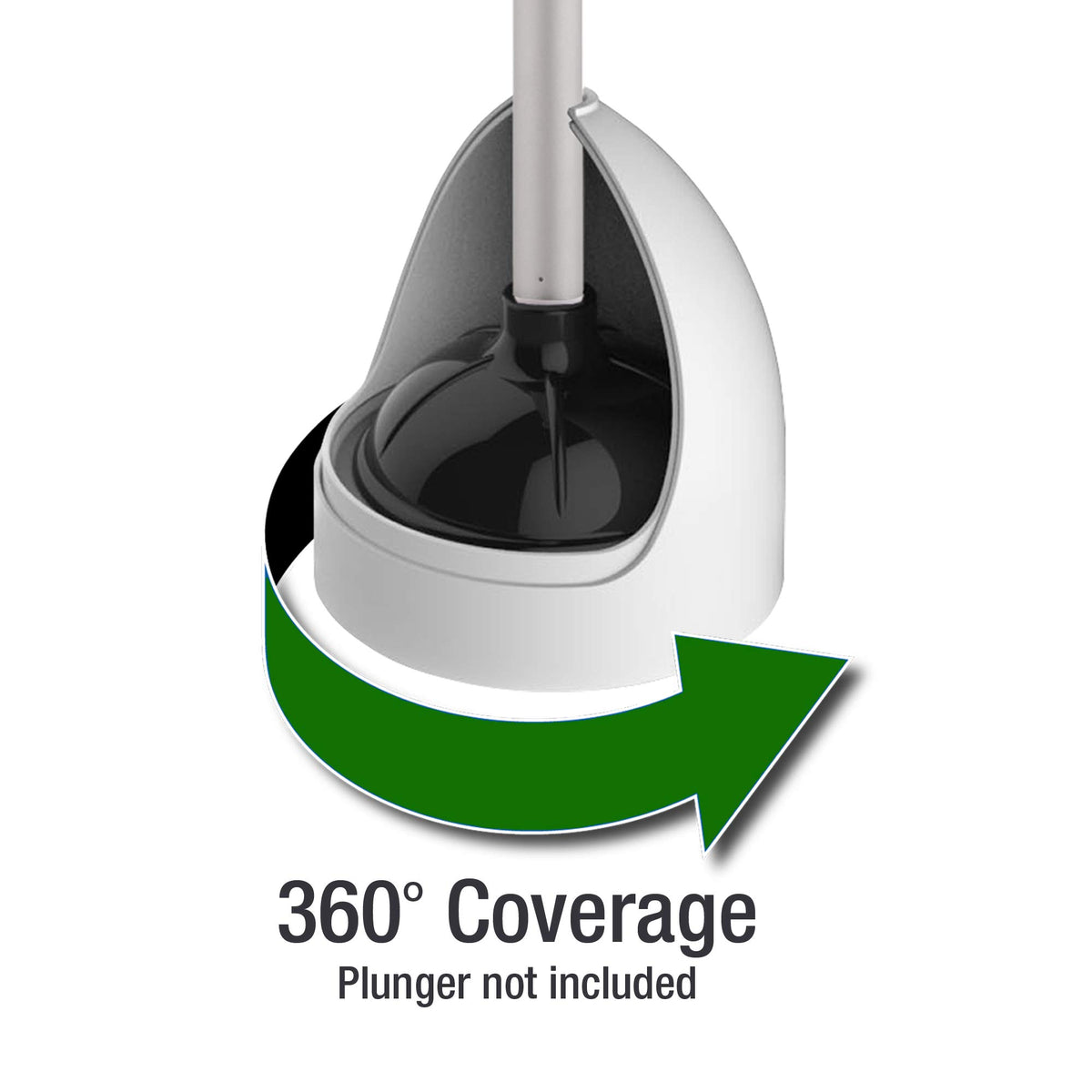 Kleen Freak Neutral design hides the plunger while remaining accessible.