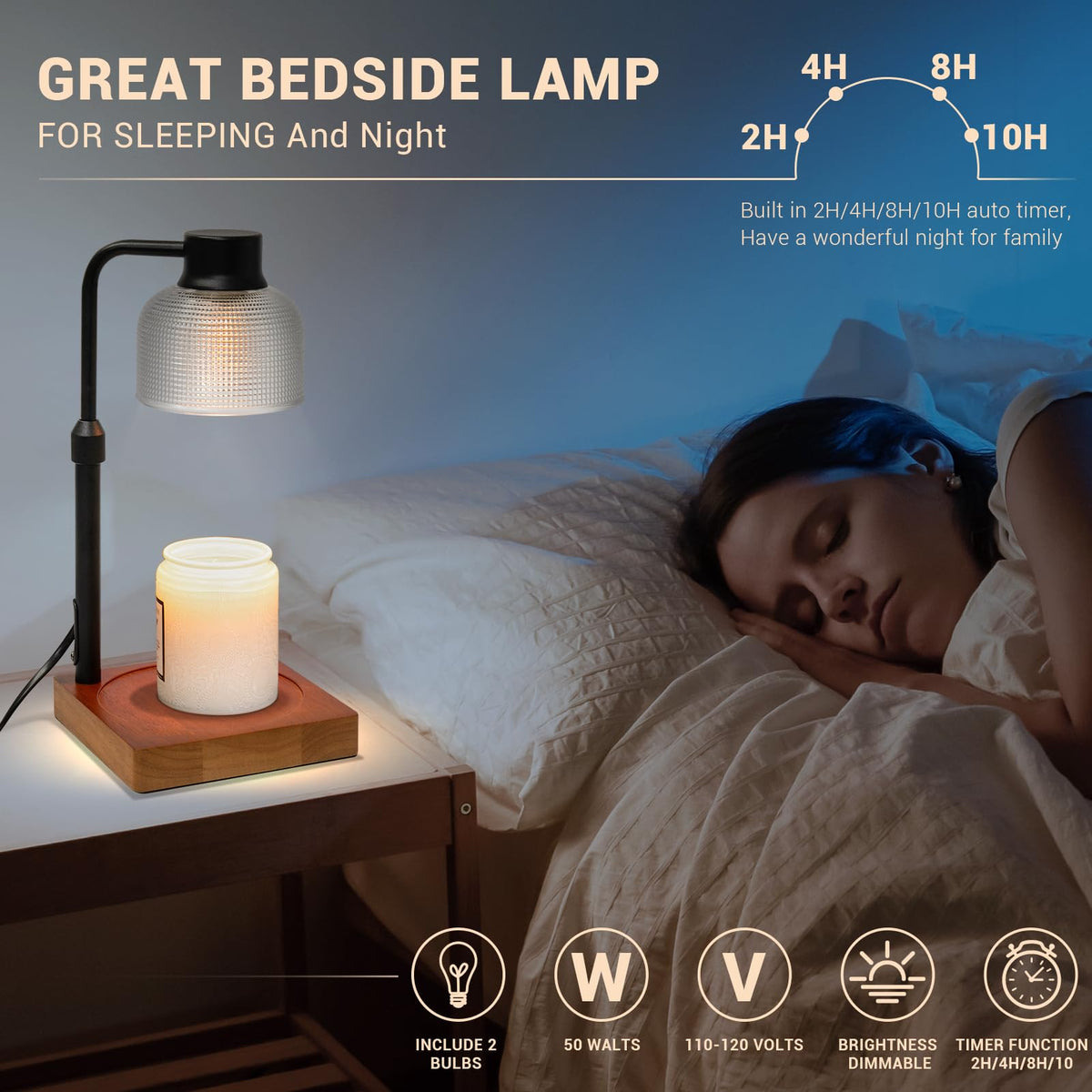 KLL Candle Warmer Lamp promotes safe, flame-free fragrance for homes with kids.