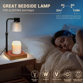 KLL Candle Warmer Lamp promotes safe, flame-free fragrance for homes with kids.
