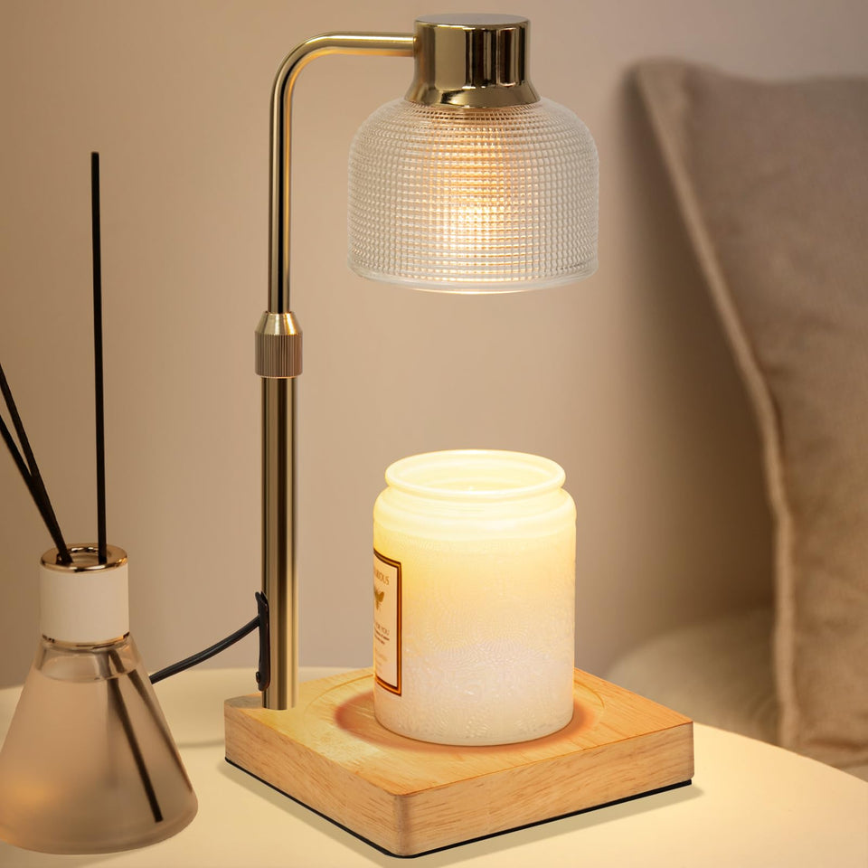 KLL Candle Warmer Lamp with top-melt diffusion for flameless fragrance release