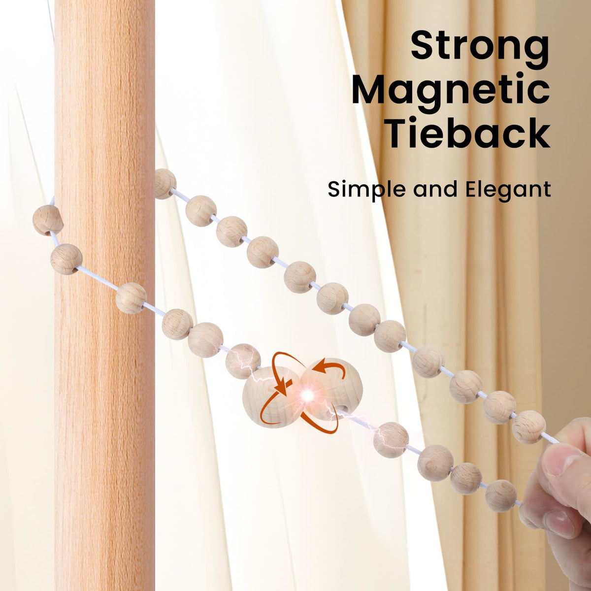 KLOGTSIND four-pack setup enhances boho and farmhouse decor in a room