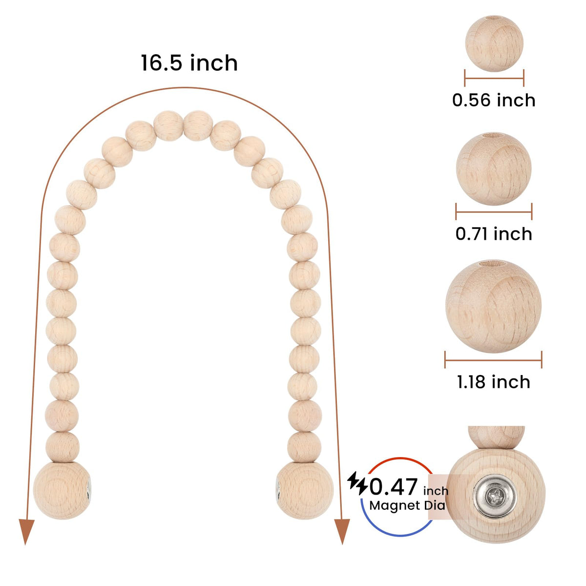 Magnetic clip holdback by KLOGTSIND demonstrates versatile use in living room