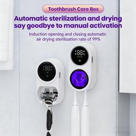 KLUEHOME UV toothbrush sanitizer holder 1800mAh battery for extended use.