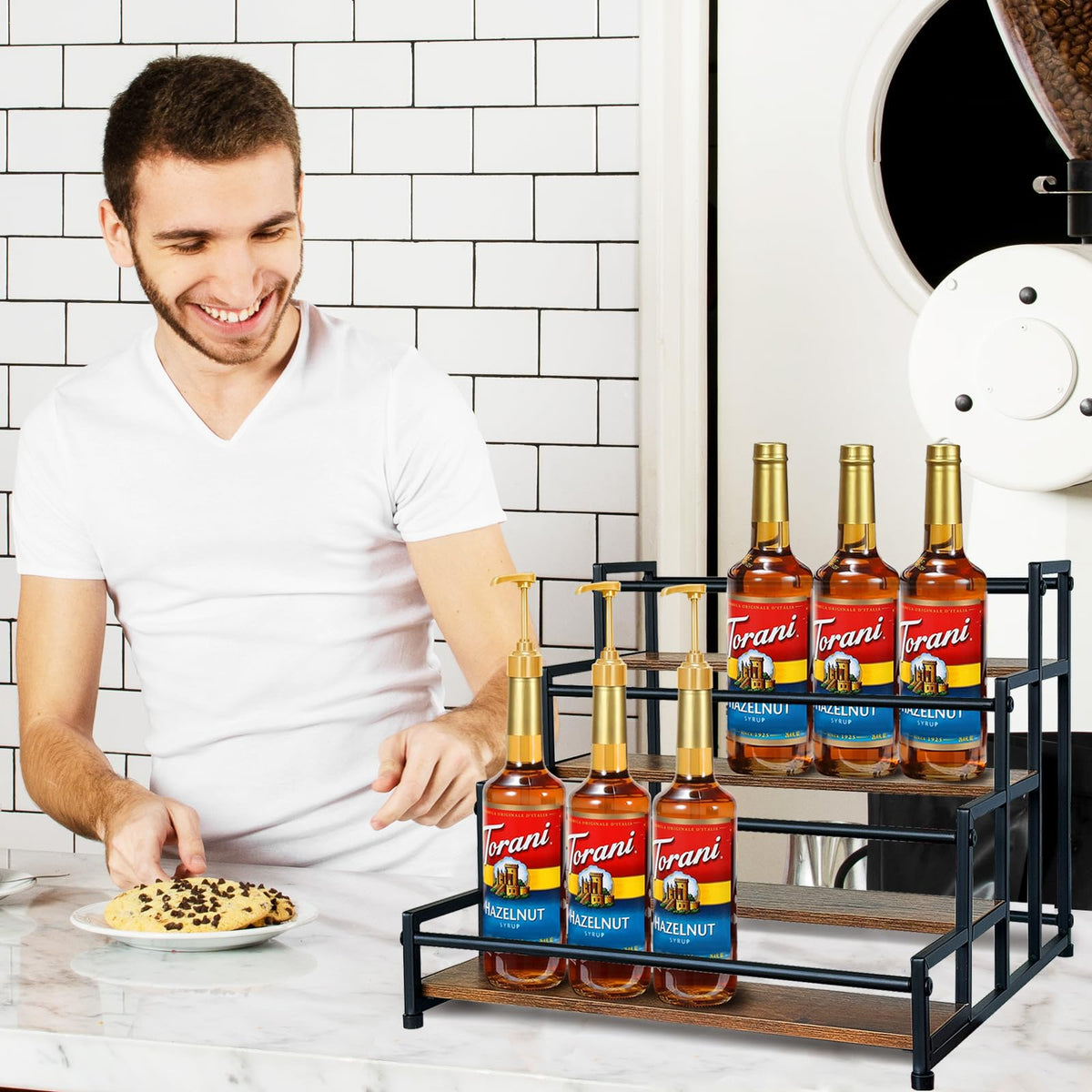 Klxuyuo syrup rack assembly video included for easy setup.