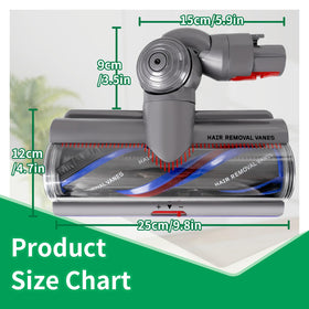 100W motor housing on the Klypticfit cleaner head delivering strong suction.