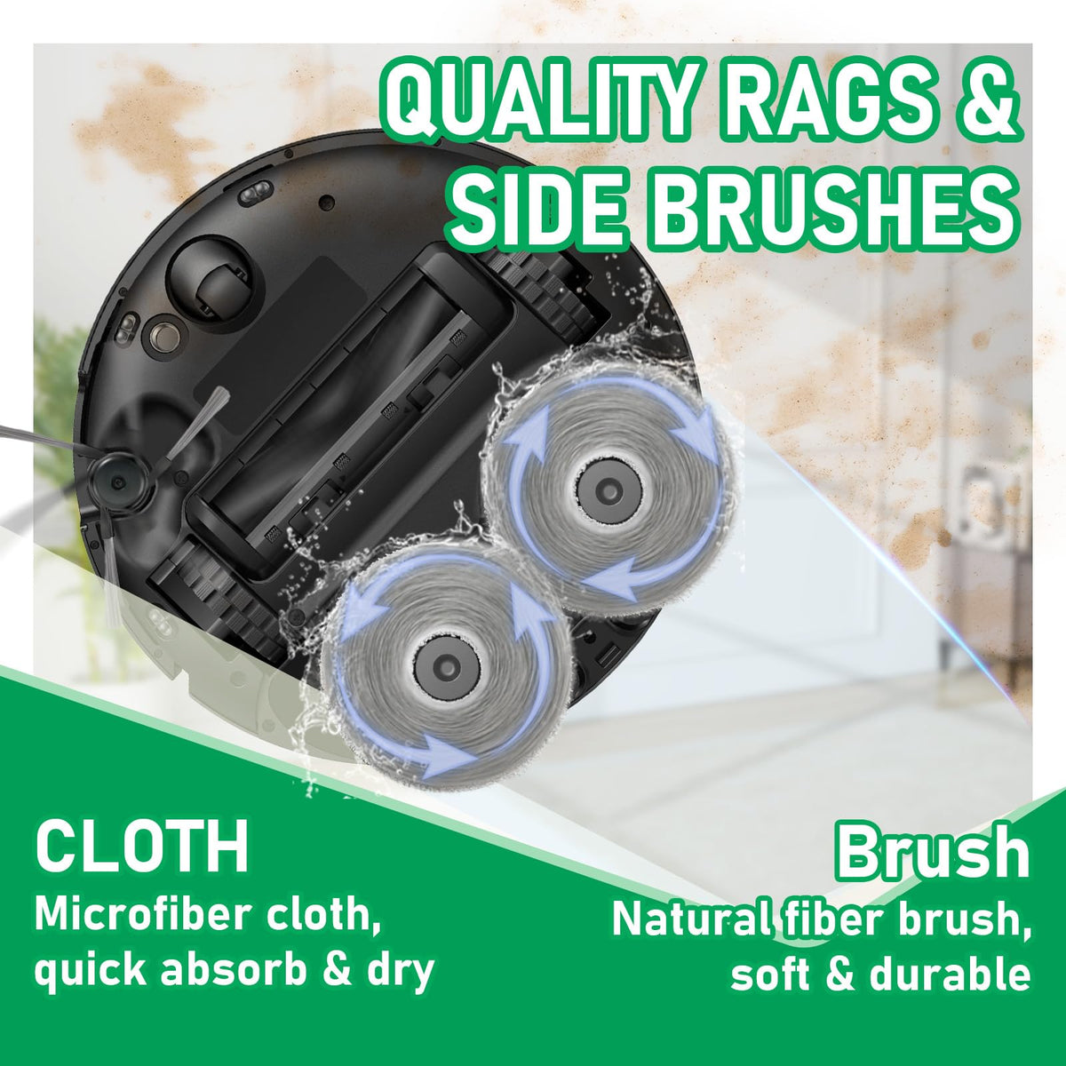 Klypticfit cleaning brush aids maintenance and unclogs components.