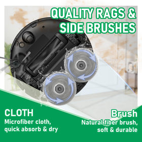 Klypticfit cleaning brush aids maintenance and unclogs components.
