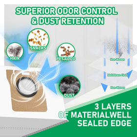Klypticfit dust bag for Dreame L10 Ultra minimizes dust leakage during disposal.