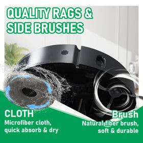 Klypticfit cleaning brush supports kit maintenance and debris removal.