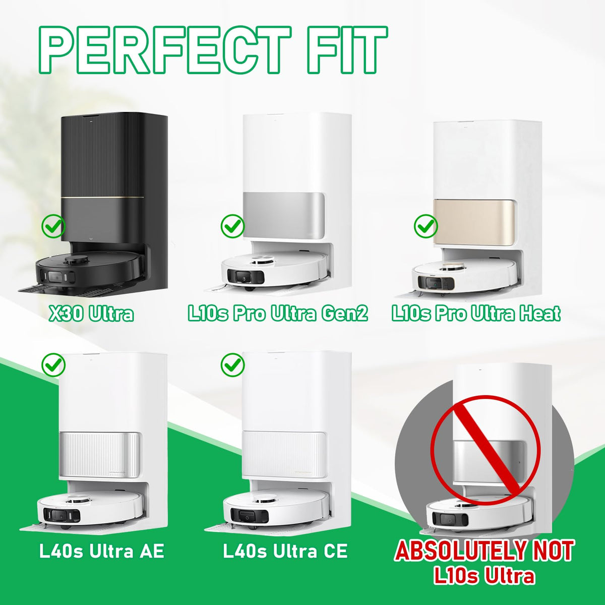 Klypticfit HEPA filters for Dreame L10s Ultra Gen 2 trap fine dust.