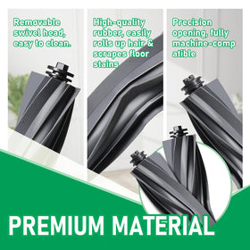 Klypticfit mop pads offer fast absorption on sealed floors.