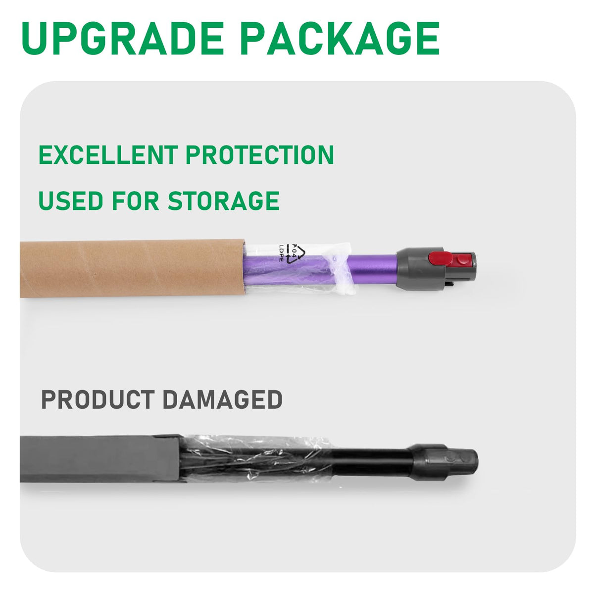 Klypticfit's purple design adds a distinct touch to your vacuum toolkit.