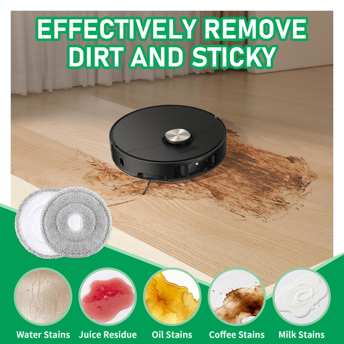 Klypticfit mop pad for Dreame L50 Ultra provides durable washable performance.