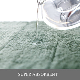 Kmson Ombre bath mat high absorbency keeps floors dry