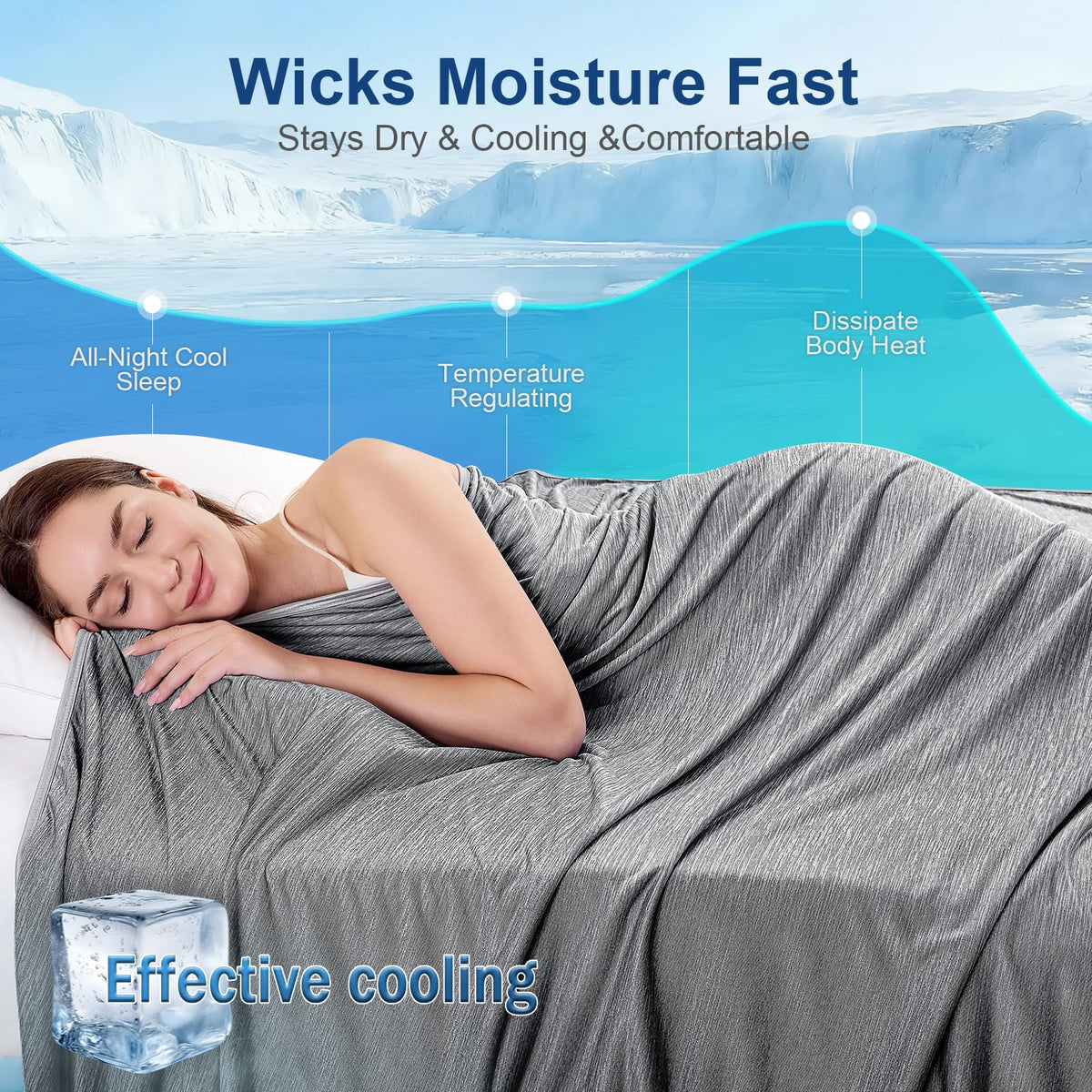 KMUSET soft breathable texture stays cool and comfortable