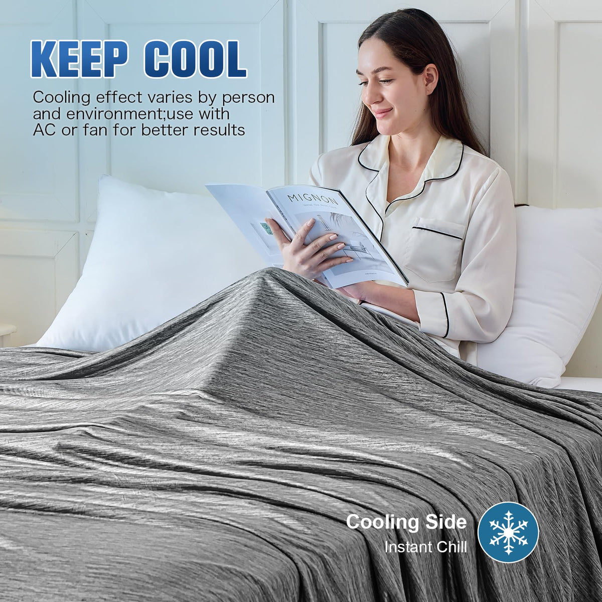 KMUSET heat-dissipation feature helps stay cooler in warm rooms