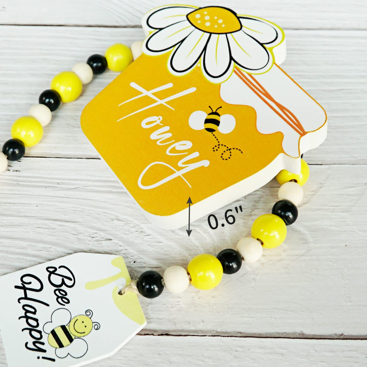 KnomeKo Ready-to-gift box presents the full Bee Tiered Tray Decor Set for gifting.