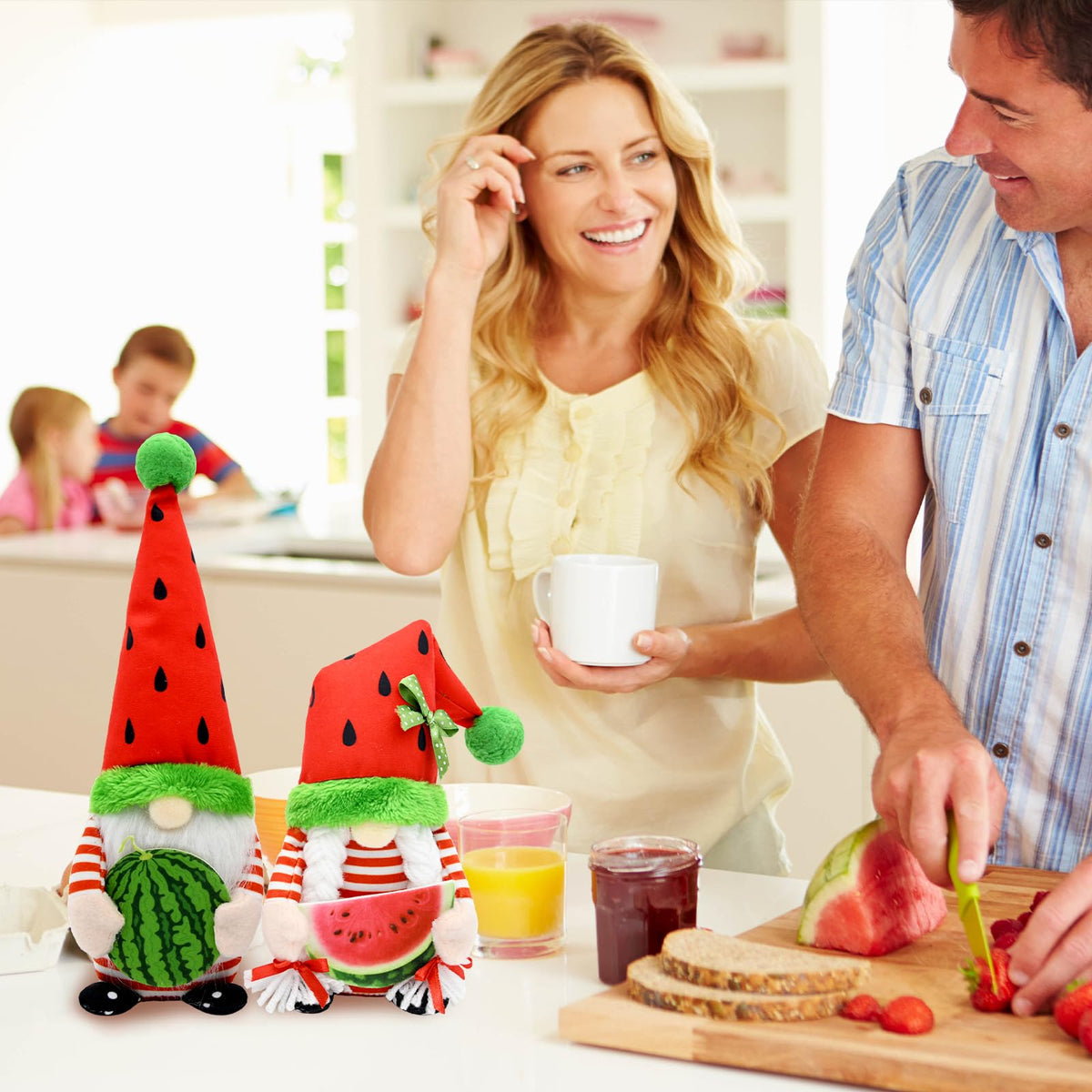 KnomeKo Farmhouse Style Gnome complements country-inspired summer displays