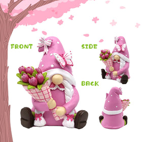 KnomeKo home office decor gnomes add playful spring vibes to desks.