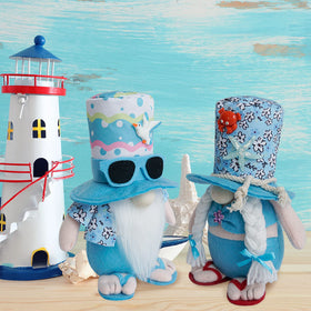 KnomeKo table decor gnomes add whimsy to kitchen or shelf.